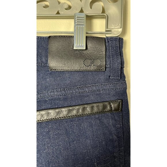 SALVATORE FERRAGAMO DARK NAVY CROPPED DENIM JEANS 28 - Picture 7 of 9